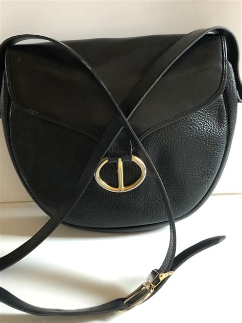 Handtas leer Dior zwart in Leer 